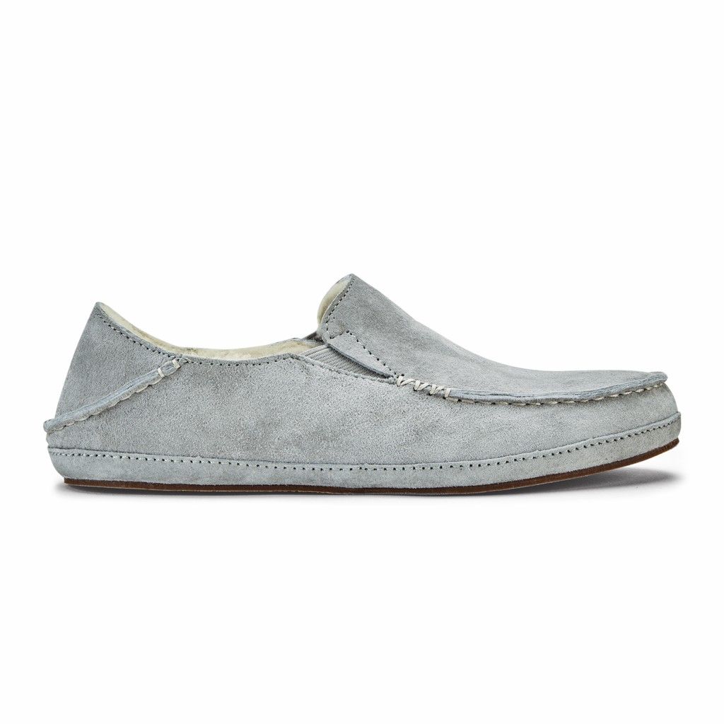 Olukai Women's Nohea Slipper - Pale Grey US745-682